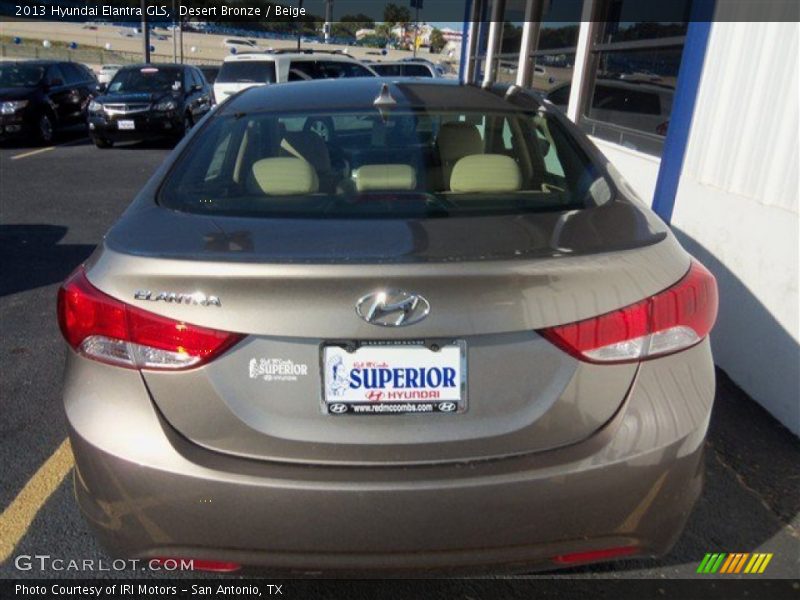 Desert Bronze / Beige 2013 Hyundai Elantra GLS