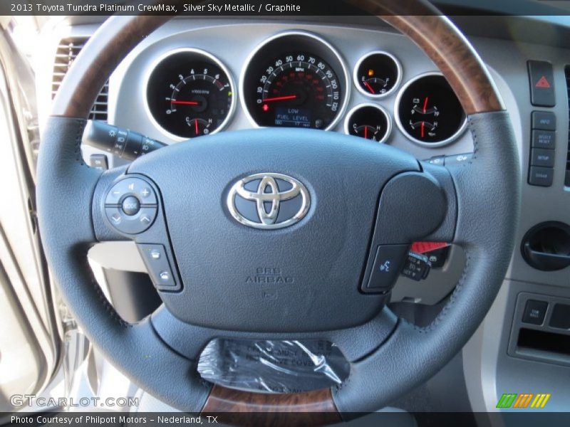 Silver Sky Metallic / Graphite 2013 Toyota Tundra Platinum CrewMax
