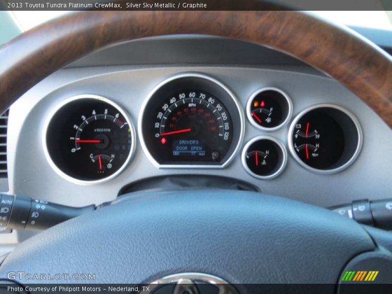 Silver Sky Metallic / Graphite 2013 Toyota Tundra Platinum CrewMax