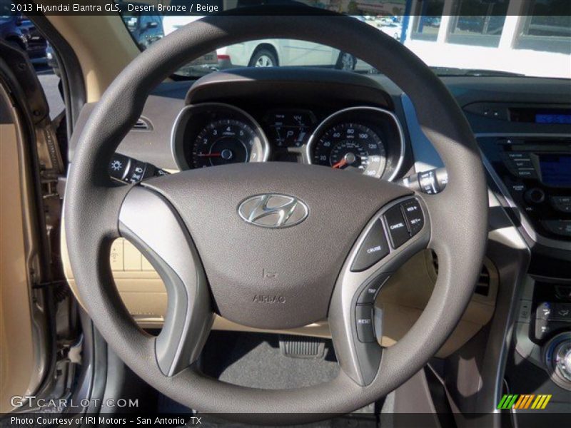 Desert Bronze / Beige 2013 Hyundai Elantra GLS