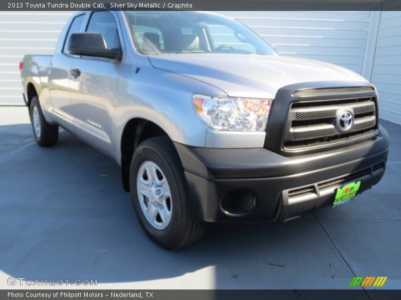 Silver Sky Metallic / Graphite 2013 Toyota Tundra Double Cab