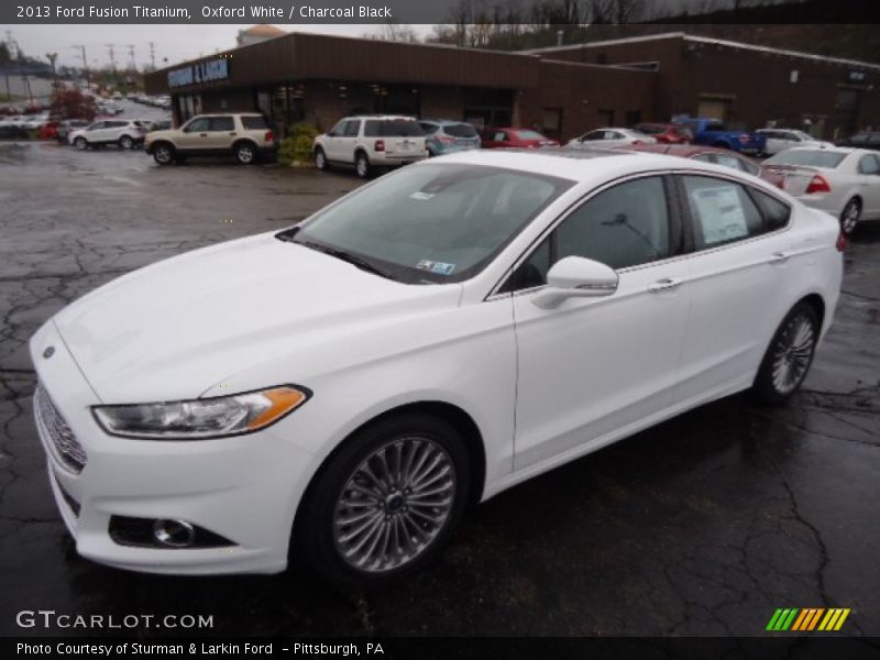 Front 3/4 View of 2013 Fusion Titanium