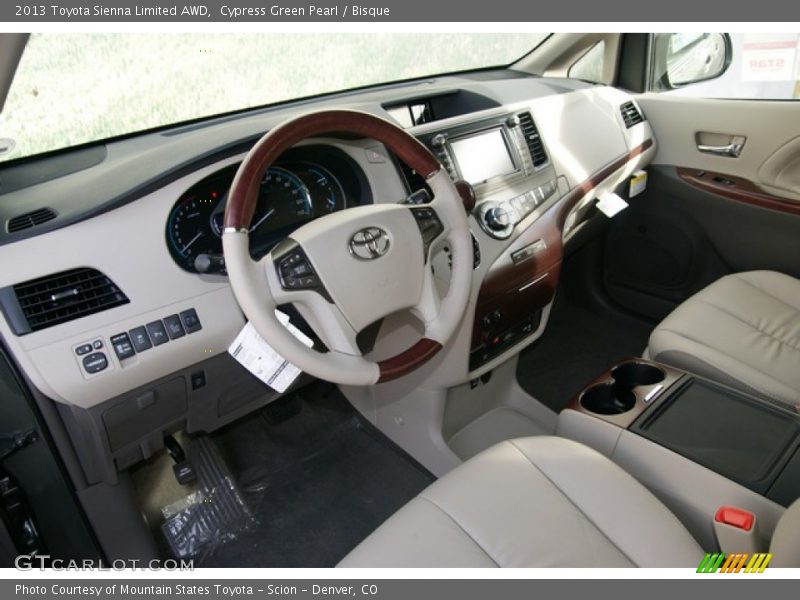 Bisque Interior - 2013 Sienna Limited AWD 
