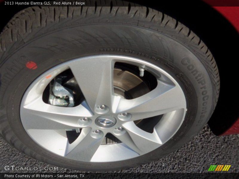 Red Allure / Beige 2013 Hyundai Elantra GLS