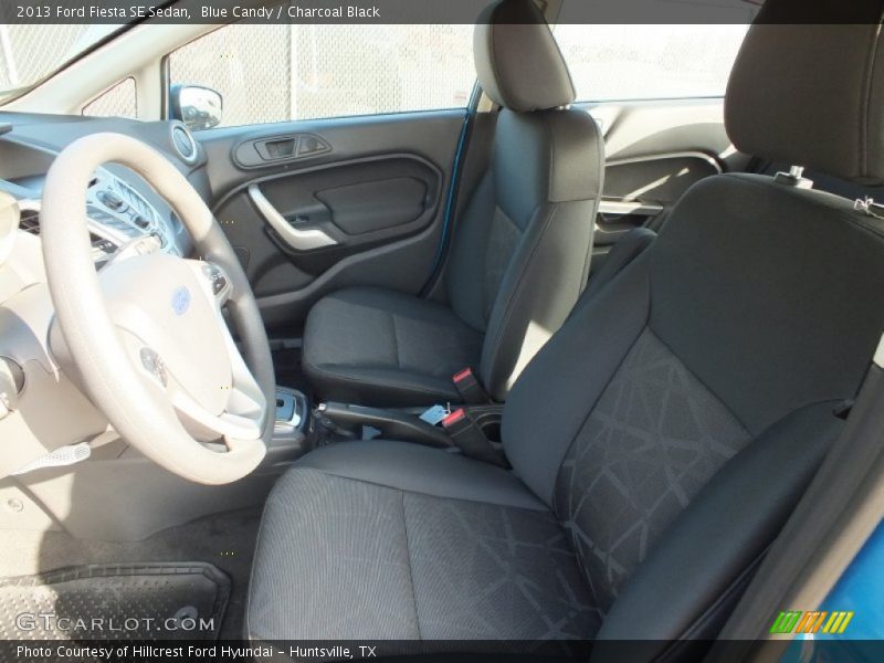 Blue Candy / Charcoal Black 2013 Ford Fiesta SE Sedan