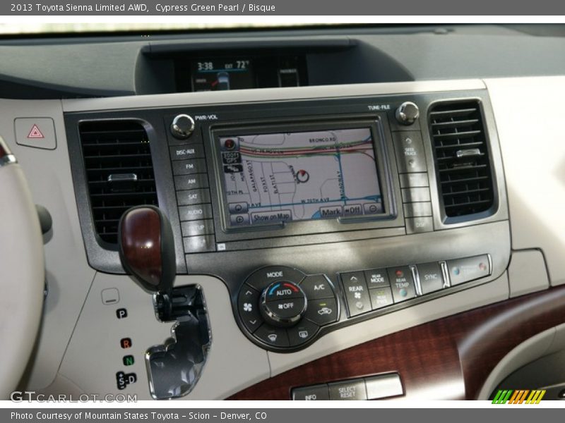 Controls of 2013 Sienna Limited AWD