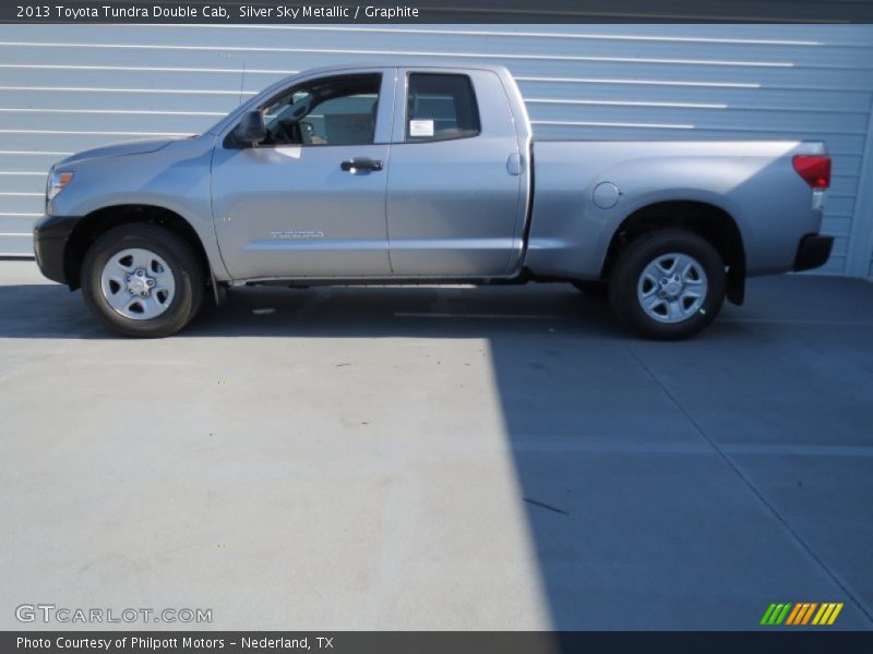Silver Sky Metallic / Graphite 2013 Toyota Tundra Double Cab