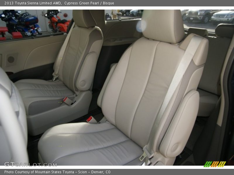Cypress Green Pearl / Bisque 2013 Toyota Sienna Limited AWD