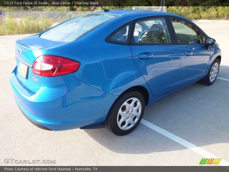 Blue Candy / Charcoal Black 2013 Ford Fiesta SE Sedan