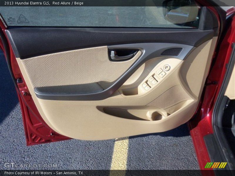 Red Allure / Beige 2013 Hyundai Elantra GLS