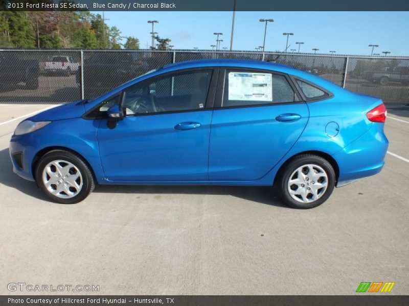  2013 Fiesta SE Sedan Blue Candy