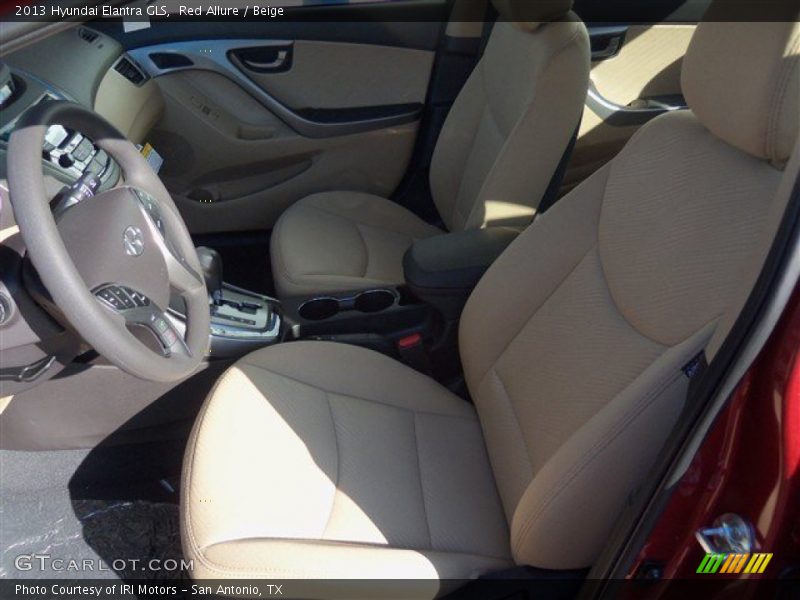 Red Allure / Beige 2013 Hyundai Elantra GLS