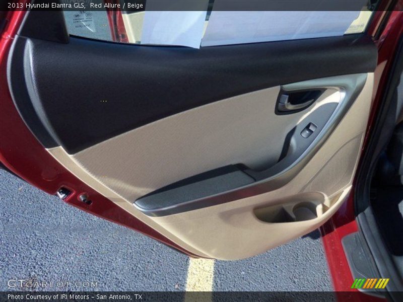 Red Allure / Beige 2013 Hyundai Elantra GLS