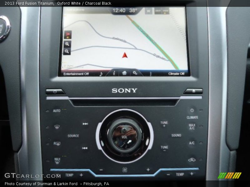 Navigation of 2013 Fusion Titanium