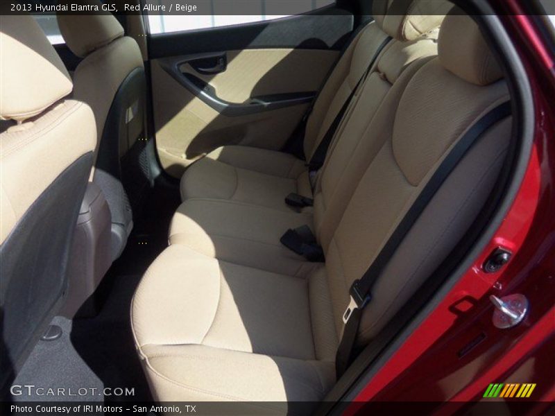 Red Allure / Beige 2013 Hyundai Elantra GLS