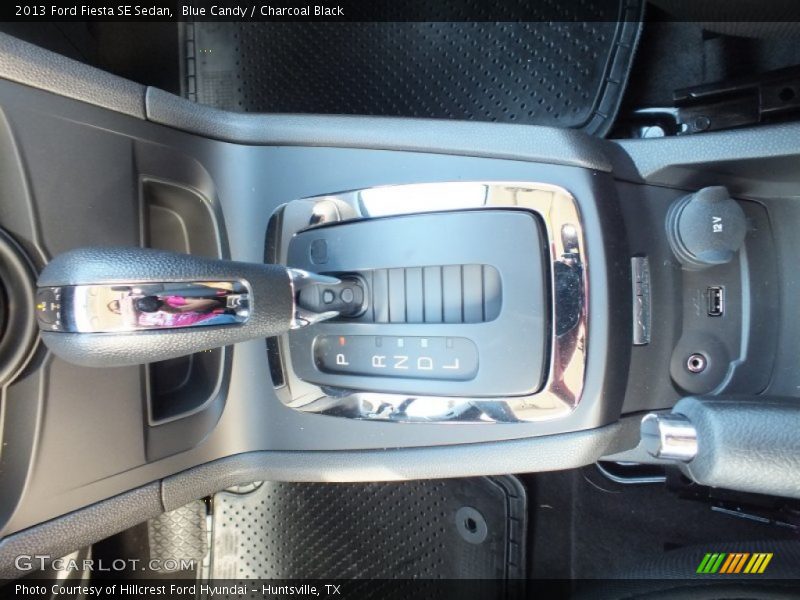 Blue Candy / Charcoal Black 2013 Ford Fiesta SE Sedan