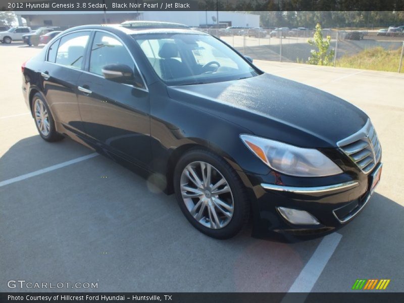 Black Noir Pearl / Jet Black 2012 Hyundai Genesis 3.8 Sedan