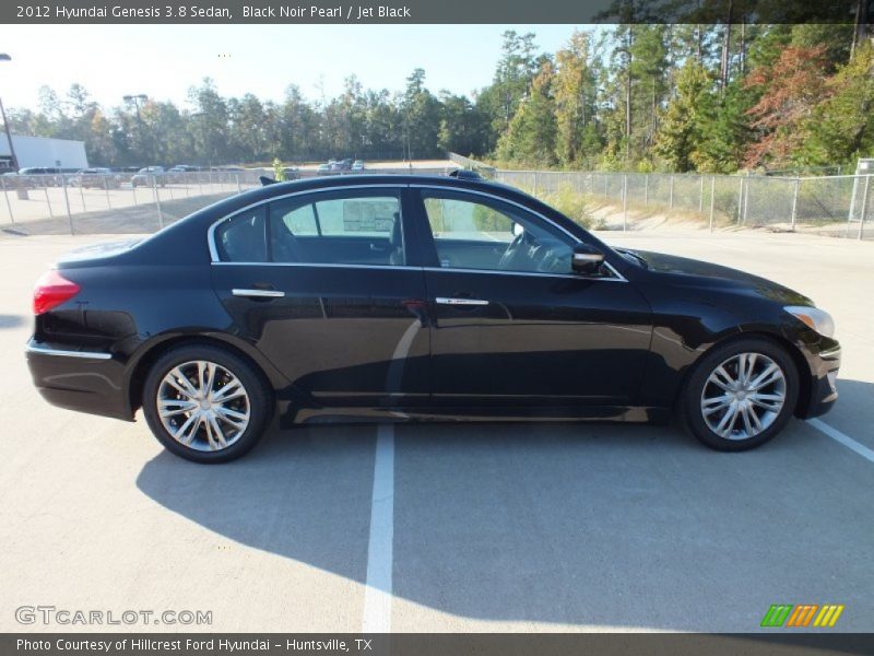 Black Noir Pearl / Jet Black 2012 Hyundai Genesis 3.8 Sedan