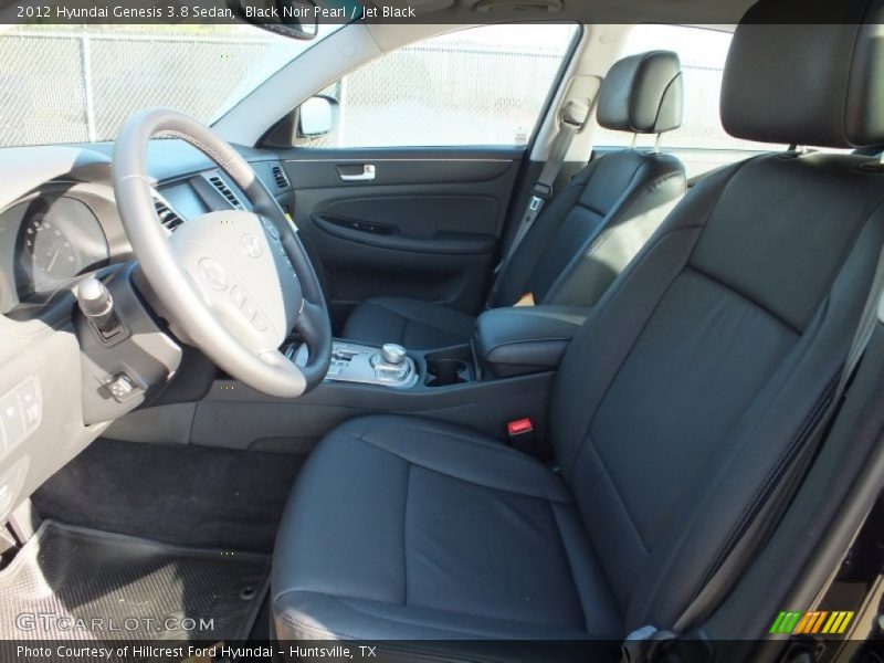 Black Noir Pearl / Jet Black 2012 Hyundai Genesis 3.8 Sedan