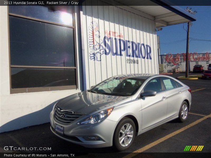 Radiant Silver / Gray 2013 Hyundai Sonata GLS