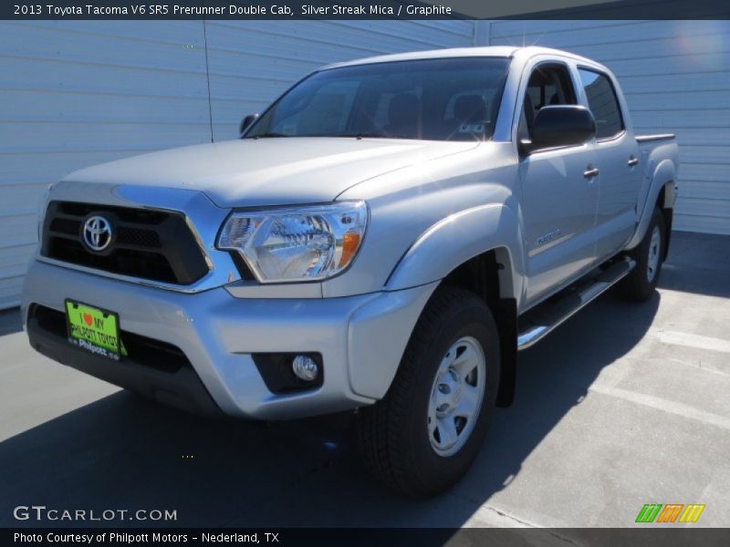 Silver Streak Mica / Graphite 2013 Toyota Tacoma V6 SR5 Prerunner Double Cab