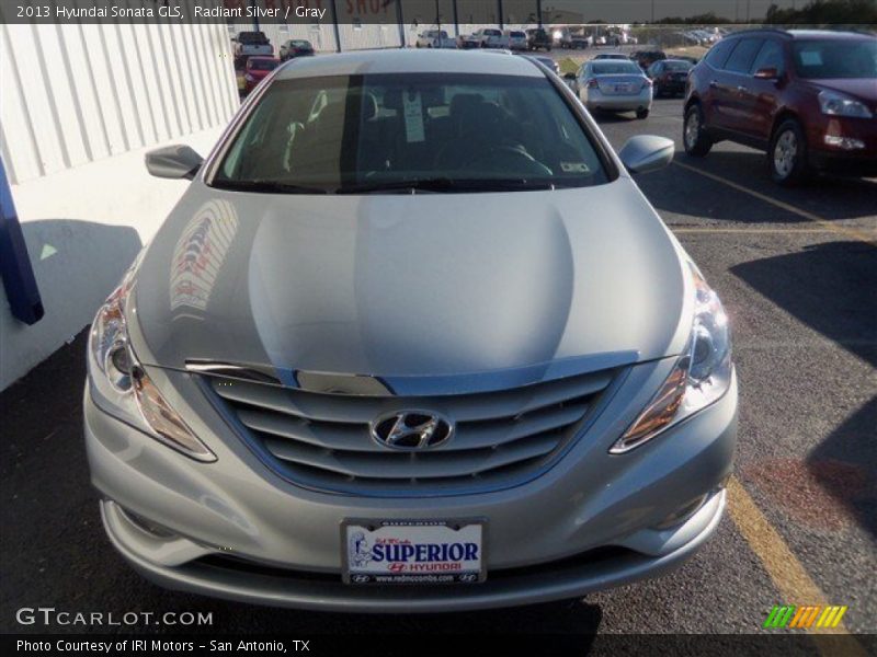 Radiant Silver / Gray 2013 Hyundai Sonata GLS
