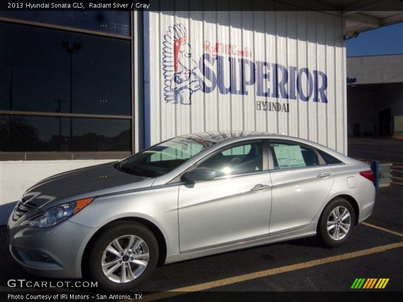 Radiant Silver / Gray 2013 Hyundai Sonata GLS