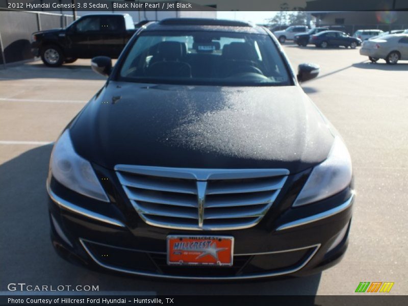 Black Noir Pearl / Jet Black 2012 Hyundai Genesis 3.8 Sedan