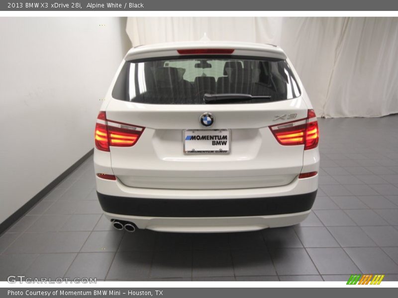 Alpine White / Black 2013 BMW X3 xDrive 28i