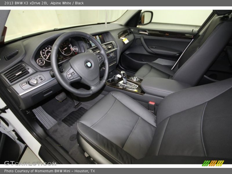 Black Interior - 2013 X3 xDrive 28i 