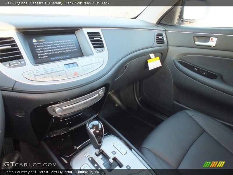Black Noir Pearl / Jet Black 2012 Hyundai Genesis 3.8 Sedan