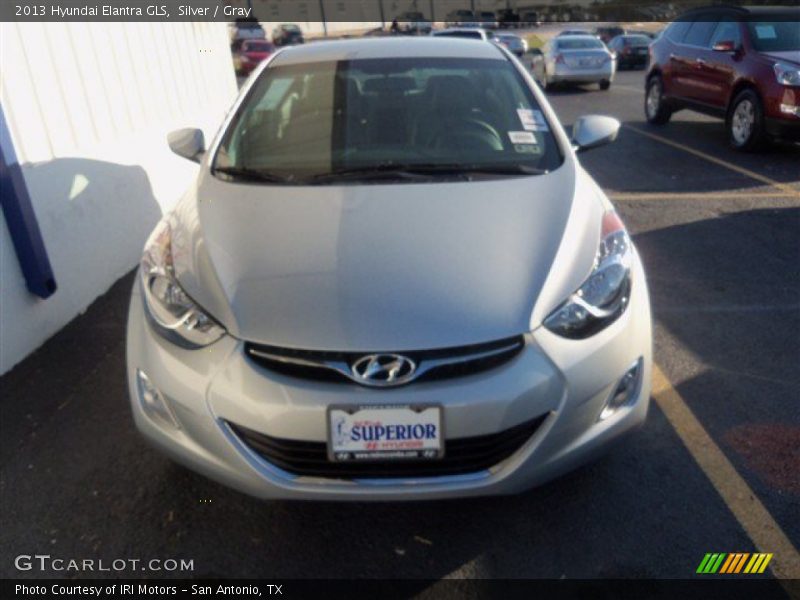 Silver / Gray 2013 Hyundai Elantra GLS