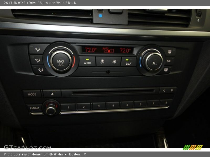 Controls of 2013 X3 xDrive 28i