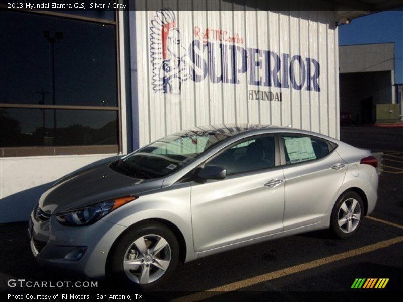 Silver / Gray 2013 Hyundai Elantra GLS