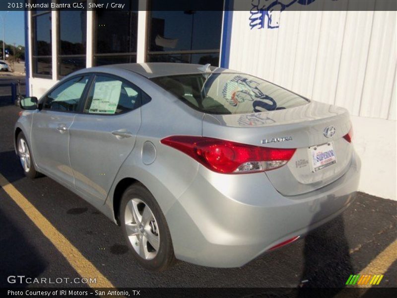 Silver / Gray 2013 Hyundai Elantra GLS