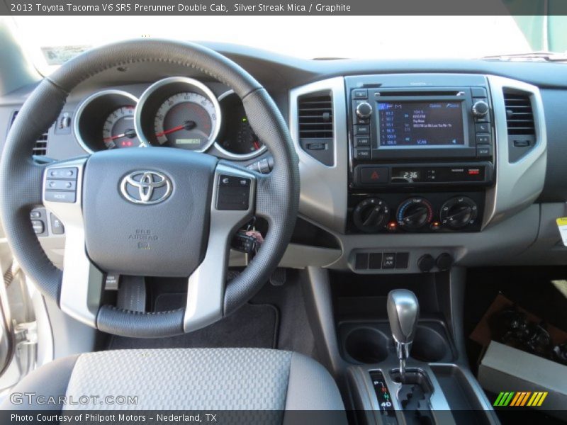 Silver Streak Mica / Graphite 2013 Toyota Tacoma V6 SR5 Prerunner Double Cab