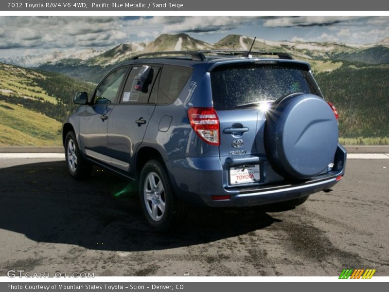 Pacific Blue Metallic / Sand Beige 2012 Toyota RAV4 V6 4WD