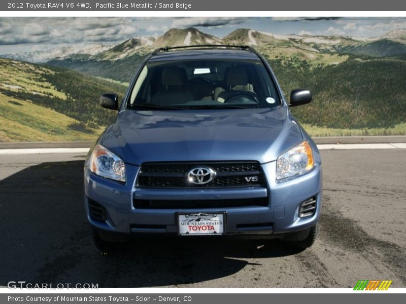 Pacific Blue Metallic / Sand Beige 2012 Toyota RAV4 V6 4WD