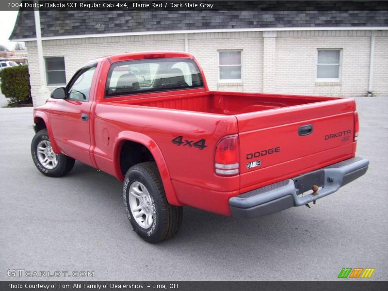 Flame Red / Dark Slate Gray 2004 Dodge Dakota SXT Regular Cab 4x4