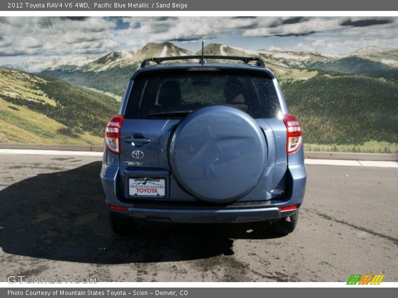 Pacific Blue Metallic / Sand Beige 2012 Toyota RAV4 V6 4WD