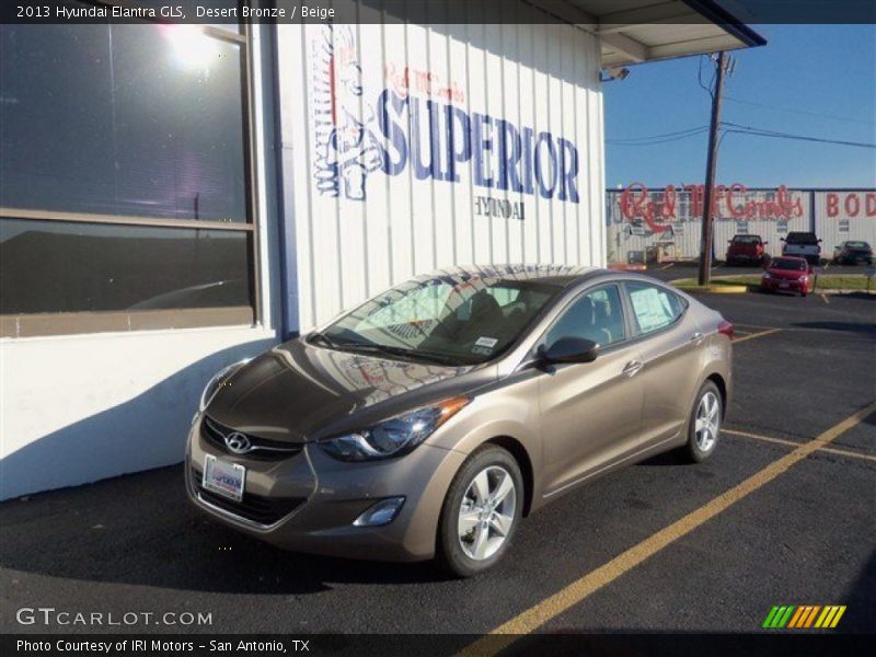 Desert Bronze / Beige 2013 Hyundai Elantra GLS