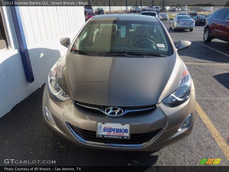 Desert Bronze / Beige 2013 Hyundai Elantra GLS