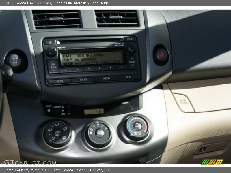 Pacific Blue Metallic / Sand Beige 2012 Toyota RAV4 V6 4WD