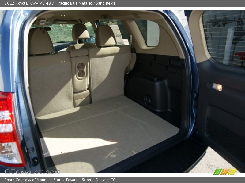 Pacific Blue Metallic / Sand Beige 2012 Toyota RAV4 V6 4WD