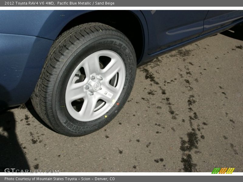Pacific Blue Metallic / Sand Beige 2012 Toyota RAV4 V6 4WD