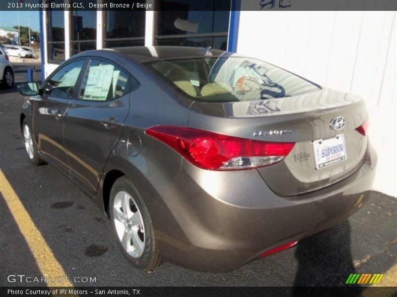 Desert Bronze / Beige 2013 Hyundai Elantra GLS