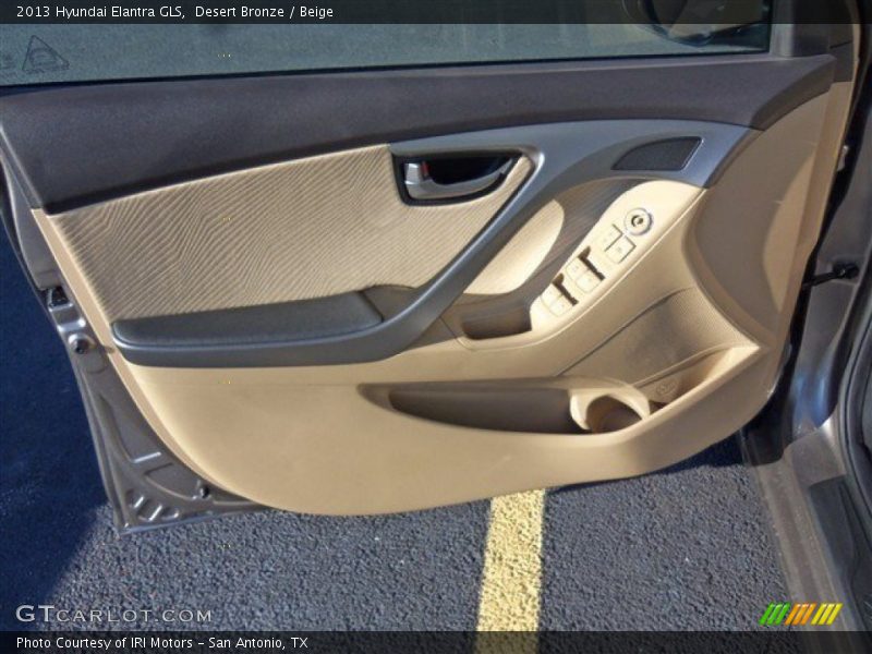Desert Bronze / Beige 2013 Hyundai Elantra GLS