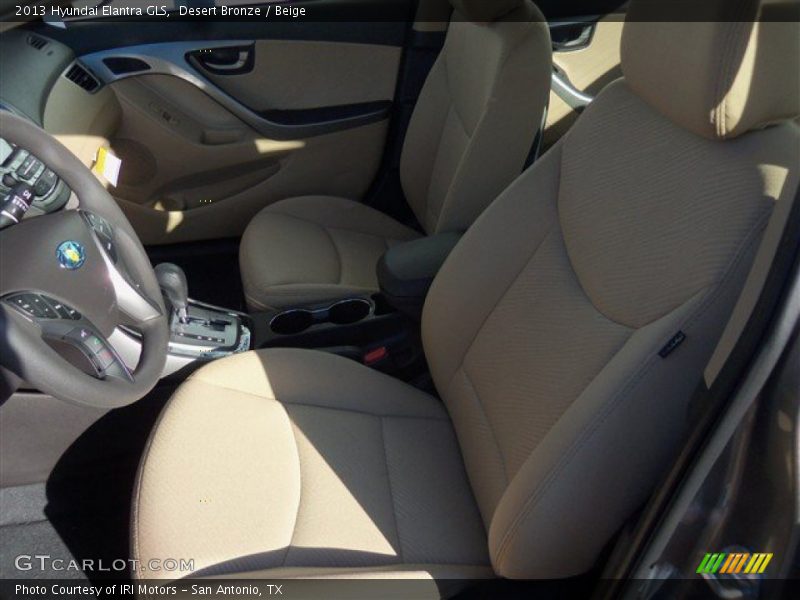 Desert Bronze / Beige 2013 Hyundai Elantra GLS