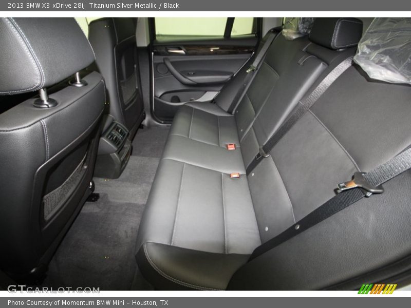 Rear Seat of 2013 X3 xDrive 28i