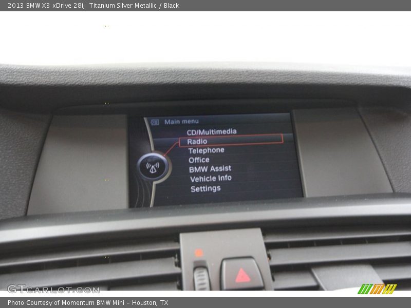 Titanium Silver Metallic / Black 2013 BMW X3 xDrive 28i